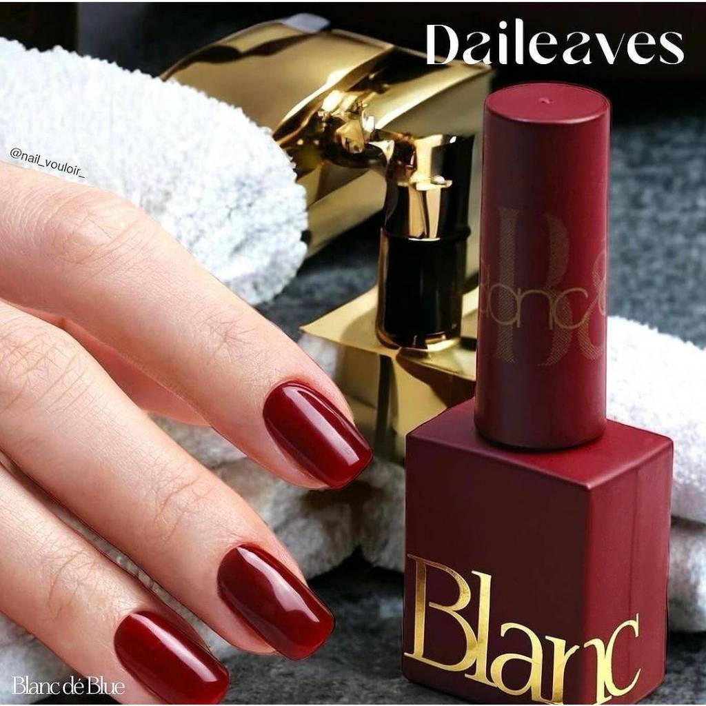 สีเจลแบบขวดแยกขาย สีแดง Red #162 Blanc De Blue ของแท้นำเข้าจากเกาหลี พร้อมส่ง