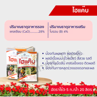 จุลธาตุ ธาตุอาหารรอง อาหารเสริม บำรุงพืช กรีนคอมบิ นิคสเปรย์ แคลเซียมโบรอน เชอร์วา แม็กซ์-ซิงค์