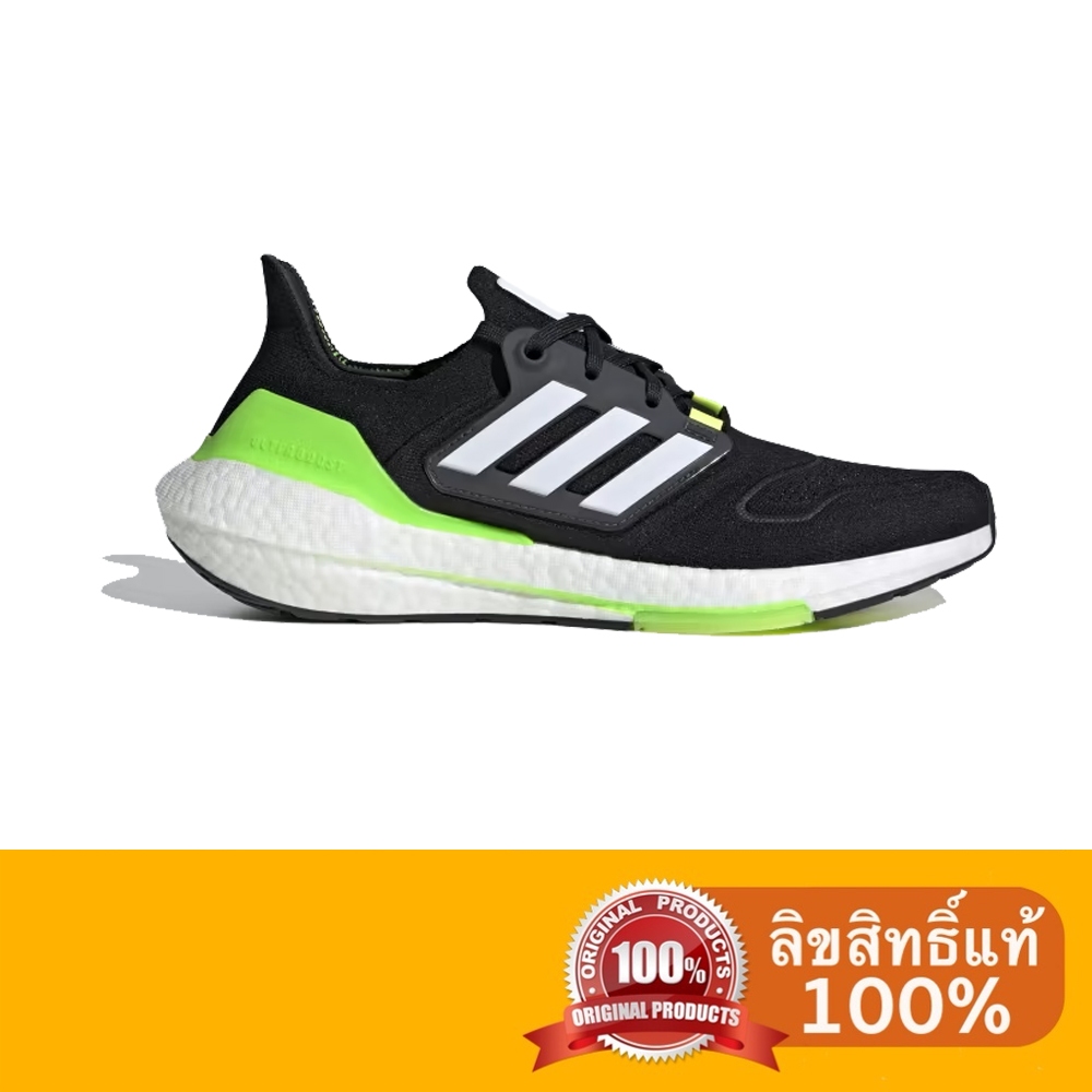 [ดูโค้ดที่หน้าร้าน] รองเท้า adidas UltraBoost 22 GX6640 Black Solar Green ลิขสิทธิ์แท้ ป้ายช็อปไทย รองเท้าวิ่ง