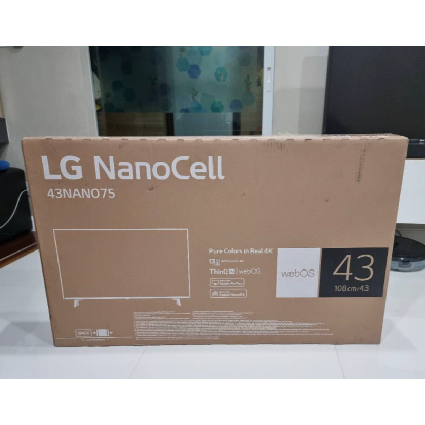 LG 43 นิ้ว NANO75SQA NanoCell 4K Smart TV รุ่น 43NANO75SQA l HDR10 Pro l LG ThinQ AI l Google Assistant tv