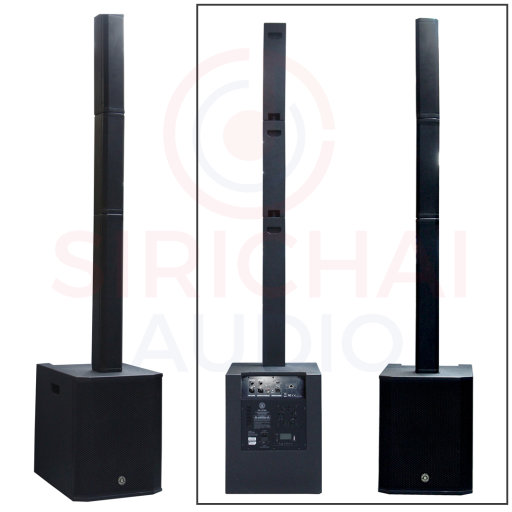 ลำโพงคอลัมน์แอคทีฟ TOPP PRO รุ่น VA42.12  ดอก3.5นิ้ว×8ดอก ซับ12นิ้ว 130dB บลูทูธ active speaker