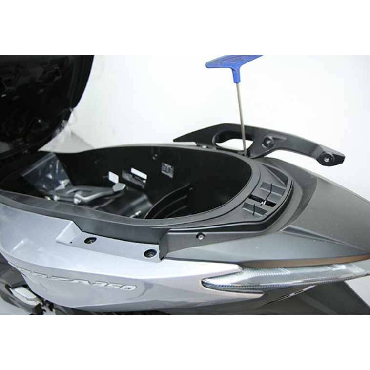 แร็คท้าย ตะแกรงท้าย Honda Forza 300 350 และ ADV 350 เหล็กท้าย​ ตะแกรงบรรทุก แข็งแรง Rear Bracket Carrier โดย Xmsr ราคา ถูกที่สุด ดีลบีเคเค แกลเลอรีภาพที่ 7
