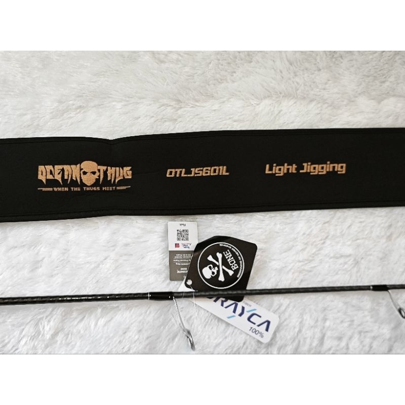คันเบ็ด☠️Bone OTLJS601L OceanThug Light JigSpin PE0.8-2.0 คันสปินนิ่ง