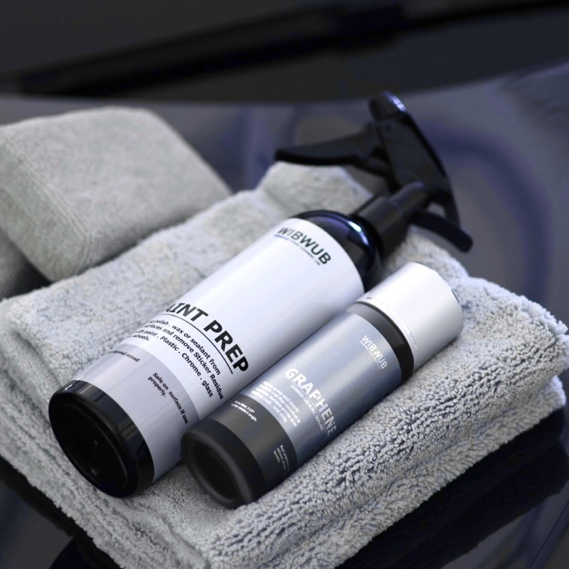 เซทเคลือบสีรถกราฟีน ติดทน 1 ปี(WIBWUB Graphene Coating Set)