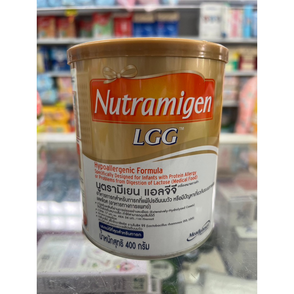 นม นูตรามิเยน แอลจีจี นมผง เด็กแพ้โปรตีน นมวัว 400 กรัม Nutramigen LGG Milk Powder 400 g.