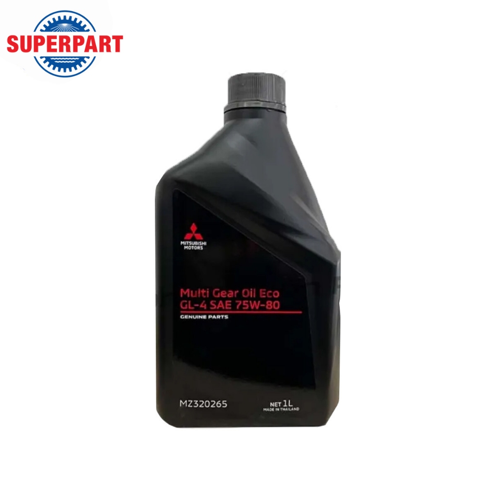 น้ำมันเกียร์ธรรมดา MITSUBISHI แท้ห้าง (SAE75W-80) 1L  API GL-4 Gear Oil Eco (MZ320265)
