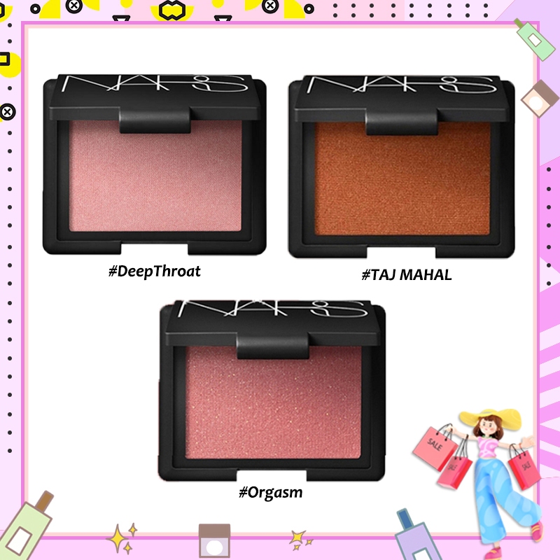 NARS Bright Color Blush/Rouge (4.8g) #4013 Orgasm #4016 Deep Throat#4020 TAJ Mahal