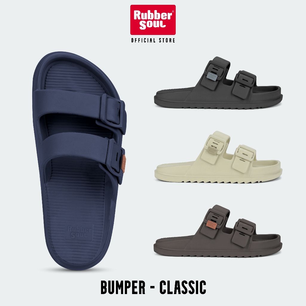 Rubber Soul รุ่น BUMPER-Classic รองเท้าแตะแบบสวม ของแท้ 100%