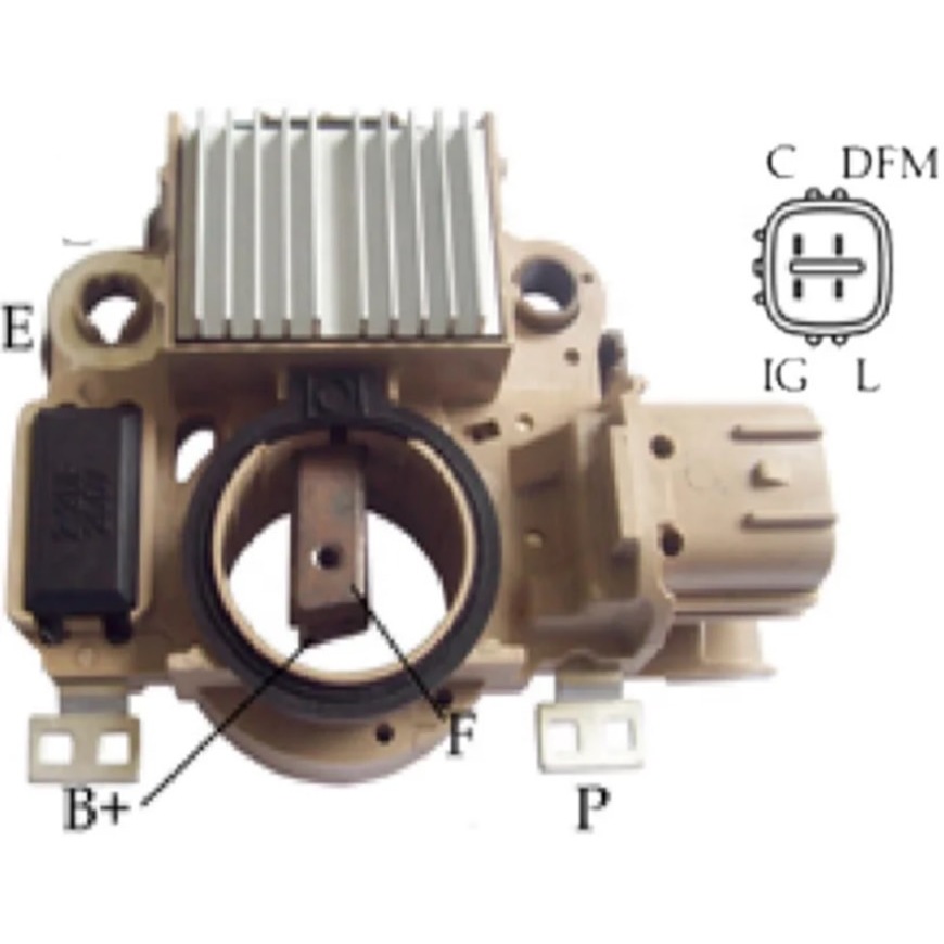 คัทเอาท์ไดชาร์จ ฮอนด้าซีวิค HONDA CIVIC FD/FB 12V ปี2006-15ปลั๊กเต๋า4ออกข้าง ND-IM558