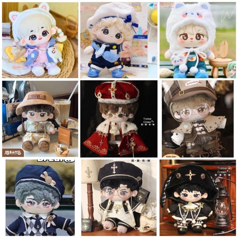 พรี​ออเดอร์​ 20cm ตุ๊กตา​ไอดอล​ ชุดตุ๊กตา​น่ารัก