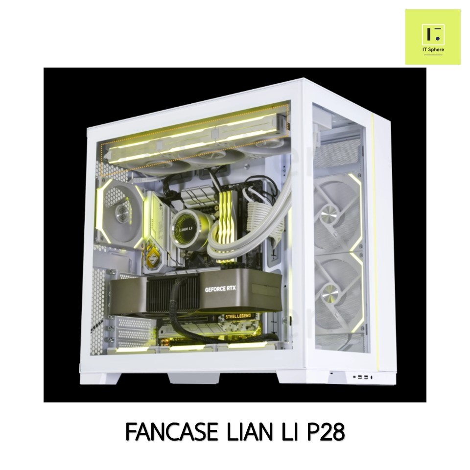 [ 2600RPM ] LIAN LI P28 BLACK WHITE สีขาว สีดำ 1ตัว 3ตัว P 28 120mm lianli พัดลม Fan case fancase พัดลมเคส พัดลมlianli - รูปที่ 6