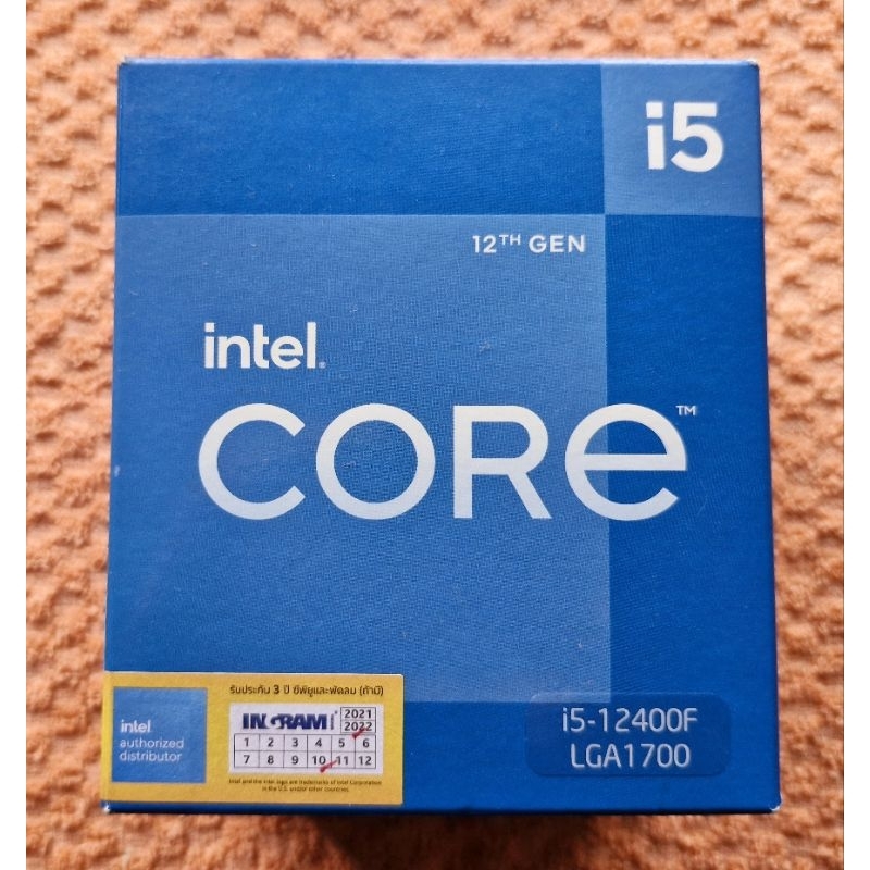 CPU intel core i5 12400f มือสอง
