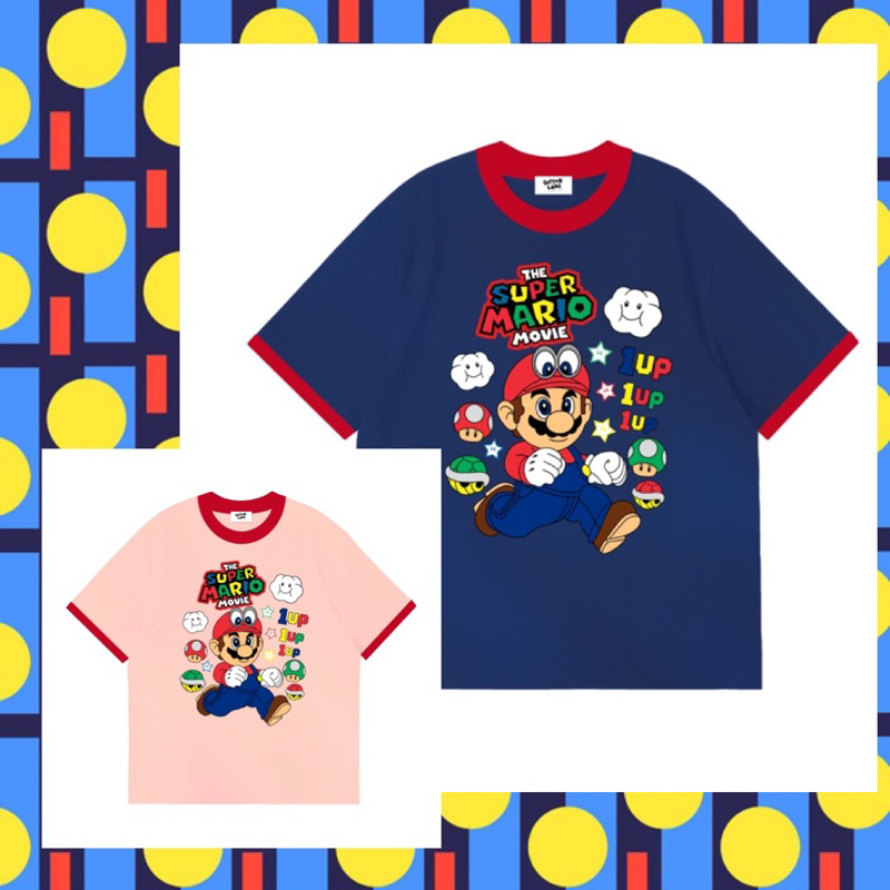 เสื้อยืดOversize(QottonLand)มาริโอ้ฟรุ๊ตตี้