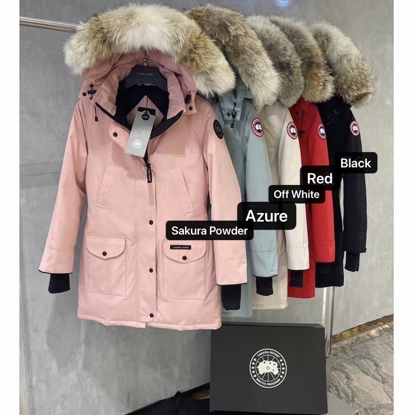 **do** เสื้อกันหนาว Canada Goose Trillium Parka Heritage แยกฮู้ดได้ มี 5 สีให้เลือก สำหรับผู้หญิง สินค้าใหม่ ของแท้