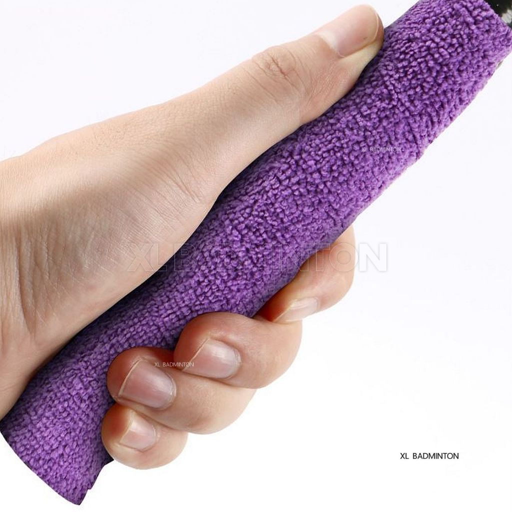🇹🇭 พร้อมส่งจากไทย 🇹🇭 กริปพันด้ามผ้าไมโครฯ ไม้แบดมินตัน แบบมีกาวในตัว ผ้านุ่มจับกระชับมือ [พันด้ามผ้า GRIP TAPE] - รูปที่ 2