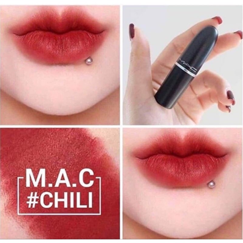 แท้ 100%) ฉลากไทยไซส์จริง M·A·C Lustreglass Lipstick 3g.  เนื้อ Lustre ที่ดีกว่าเดิม ที่ให้ความสวย แวววาว