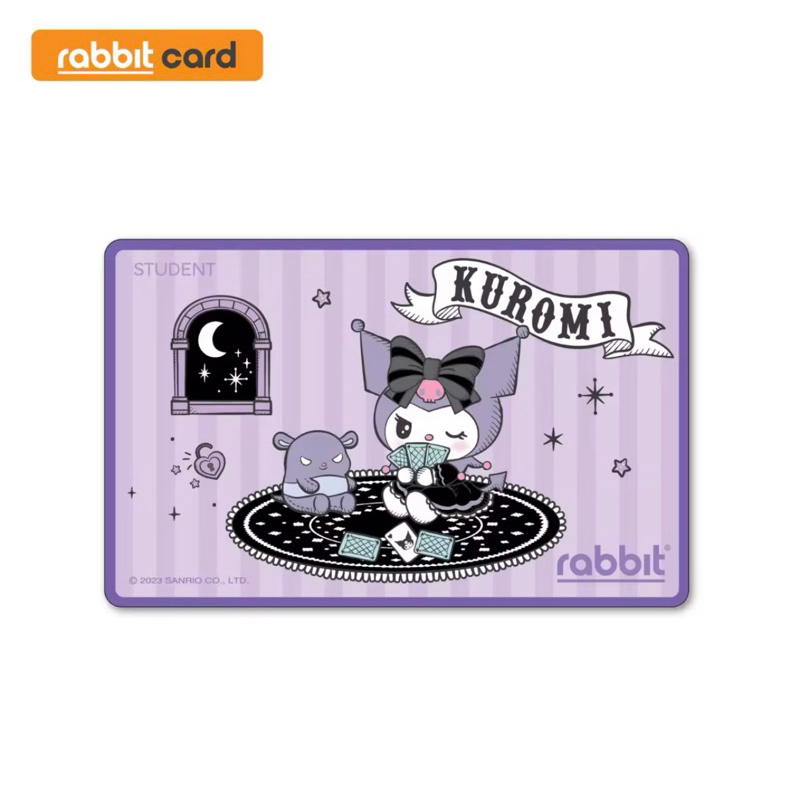 Rabbit card Kuromi บัตรแรบบิทคุโรมิ