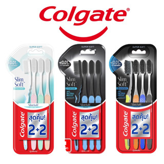แปรงสีฟัน คอลเกต สลิมซอฟท์ 1แพ็ค 3 ด้าม