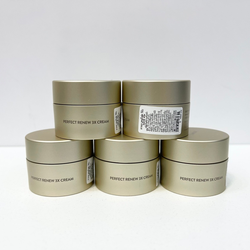 ของแท้ 100 % กระปุก 8ml Laneige perfect renew 3x cream ครีมต่อต้านริ้วรอย จุดประกายความอ่อนเยาว์ ครีมลดริ้วรอย