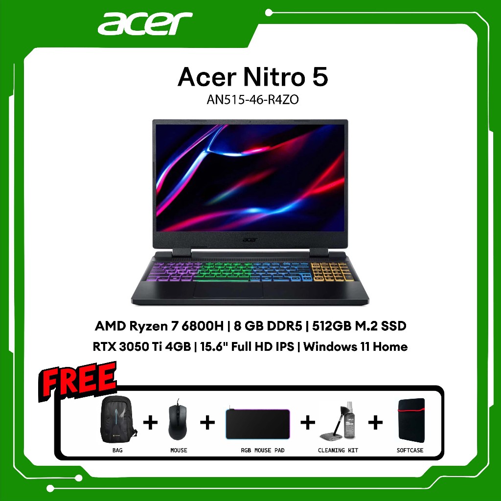 Notebook Acer Nitro 5 AN515-46-R4Z0 BY COMCOM