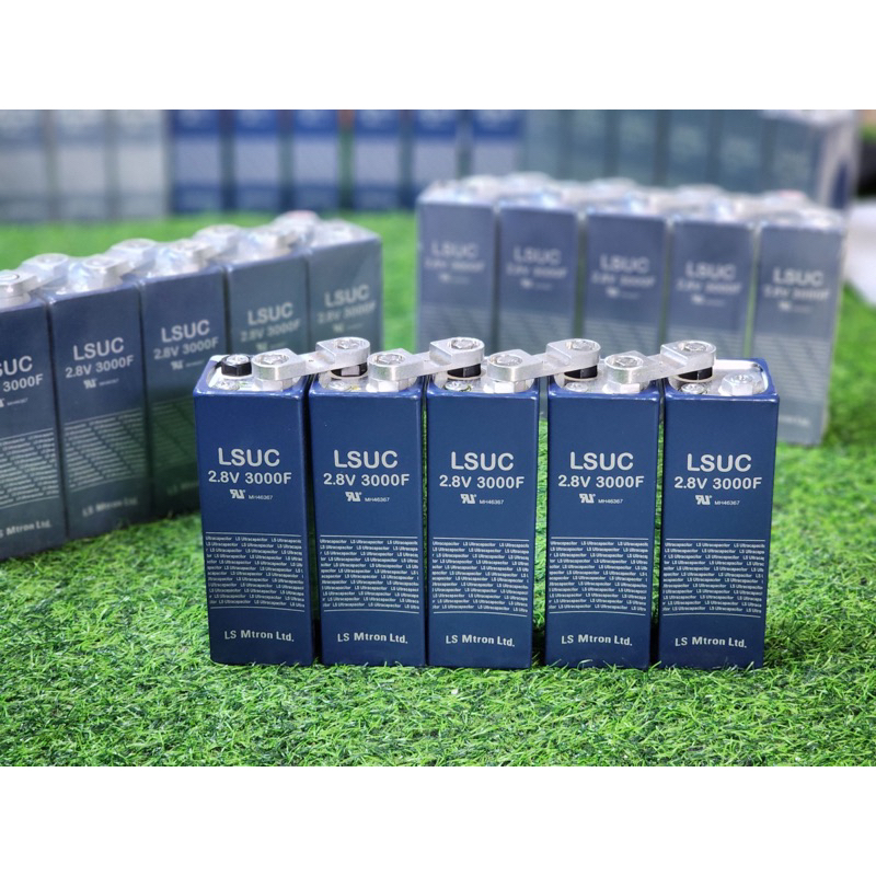 คาปา LS แพ็ค5ก้อน LSUC **แท้** รับประกัน1ปี Lsuc 2.8v 3000F คาปาแท้ Ls แรงกว่า maxwell LS เหลี่ยม แพ็ค 5ก้อน