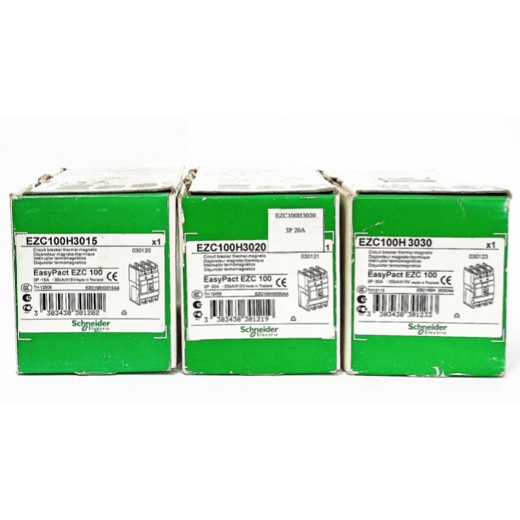เบรกเกอร์​ Schneider Breaker EZC100H3015 -EZC100H3020-EZC100H3030 30kA