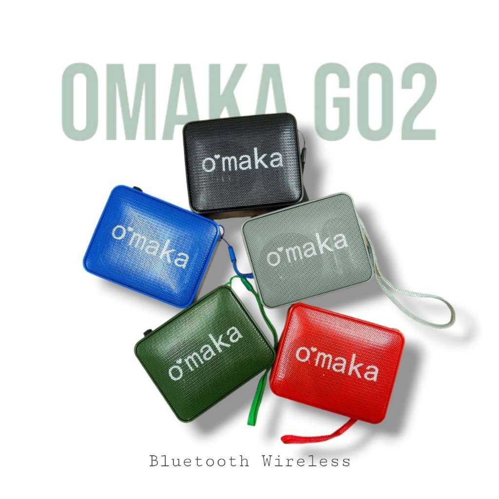 ลำโพงบลูทูธ Go2 omaka Wireless Bluetooth Speaker ลำโพงไร้สายขนาดพกพา กันน้ำและฝุ่น มีรับประกัน