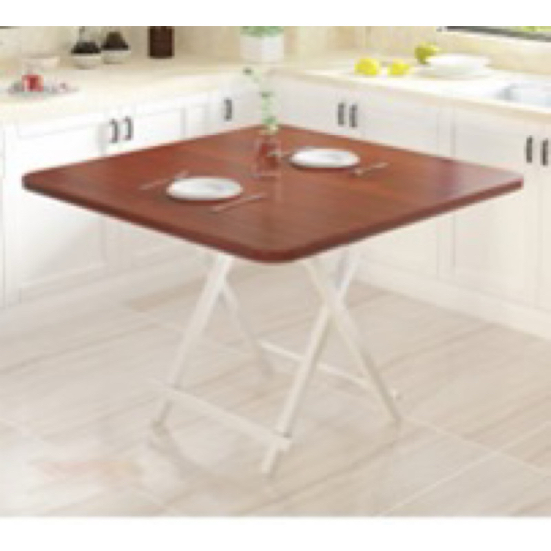 โต๊ะน้ำตาลส้มขาขาวB01-1BW