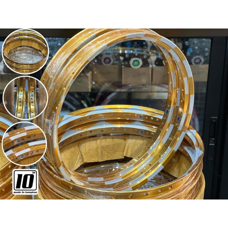 ล้อAKRONT สีเนื้อปี10 งานเหมือนสุด ตอกรหัสMORAD (ZBK)