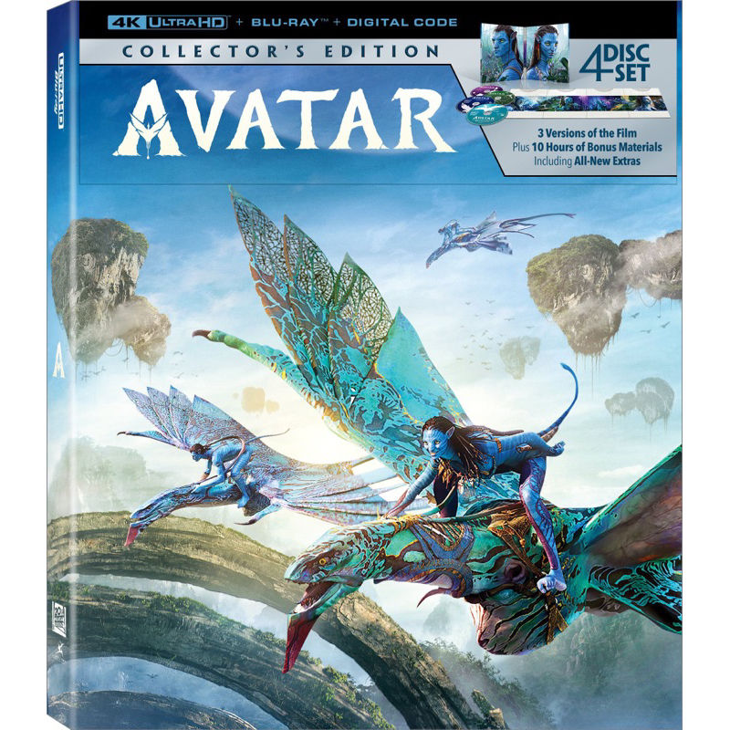 [กรุณาทักแชทก่อนสั่งซื้อ] Avatar (Extended Cut / DigiPack / Collector's Edition / 4K Ultra HD + Blu-