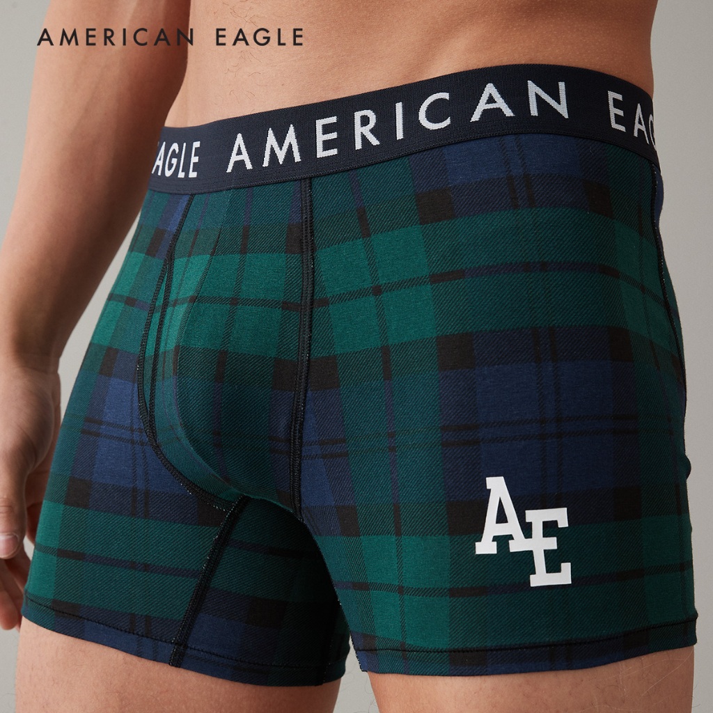 American Eagle Erik Plaid Stretch Boxer Brief กางเกง บ็อกเซอร์ ผู้ชาย ลายตาราง (NMUN 023-0030-300)