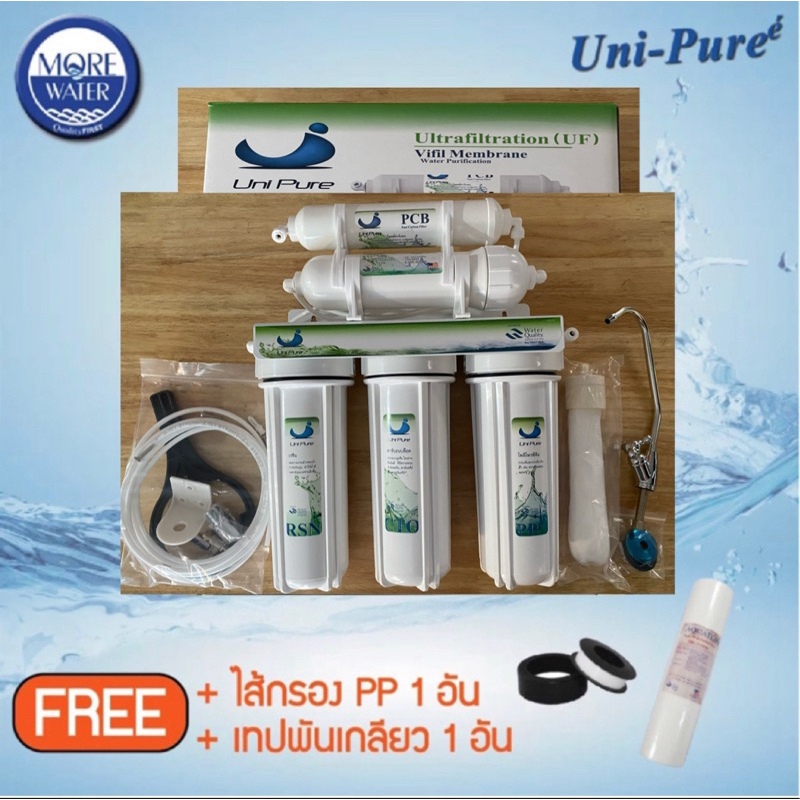 เครื่องกรองน้ำ UNI-PURE Green  5 ขั้นตอน UF
