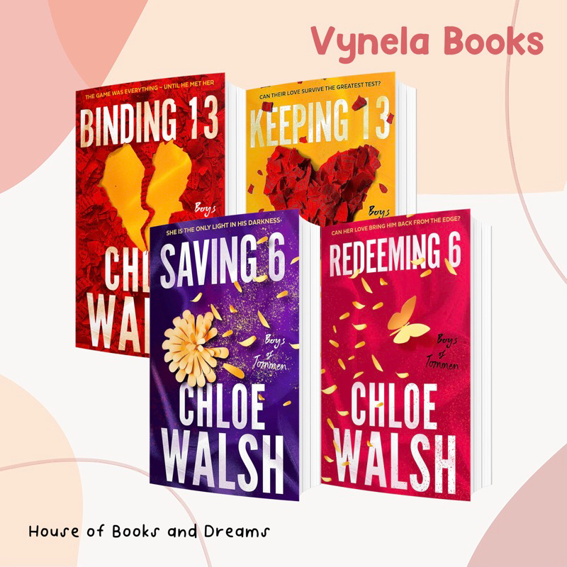 VYNELA (หนังสือภาษาอังกฤษ) BINDING 13 / KEEPING 13 / SAVING 6 / REDEEMING 6 (BOYS OF TOMMEN #1-4) — 