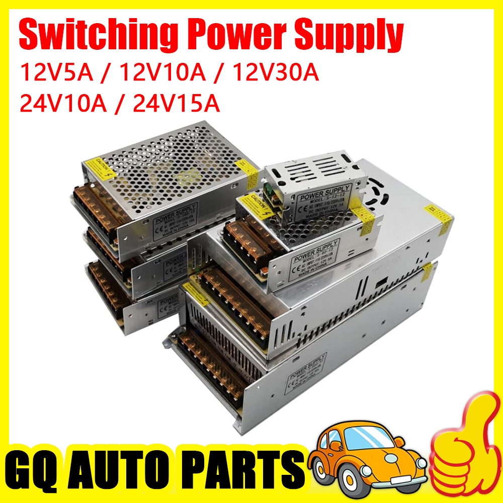 [COD]Switching Power Supply 12V 24V สวิทชิ่ง หม้อแปลงไฟฟ้า สวิตชิ่งเพาเวอร์ซัพพลาย สวิทชิ่ง หม้อแปลงไฟฟ้า 5A 10A 15A 30A