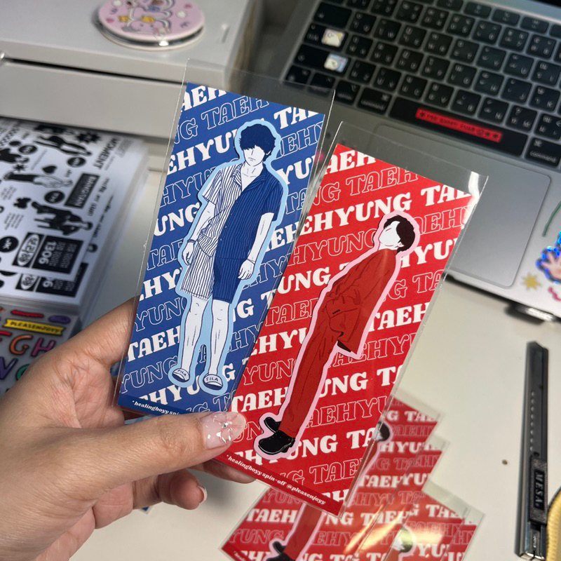 TAEHYUNG coll ‘ sticker die cut 100% สติกเกอร์วี แทฮยอง บีทีเอส