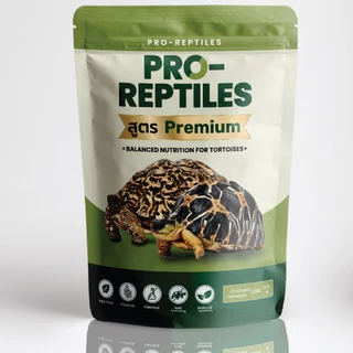 (พร้อมส่ง) Pro Reptiles อาหารเต่าบก สูตรOriginal, สูตรPremium ขนาด 1 กิโลกรัม / สูตรJunior 400g.