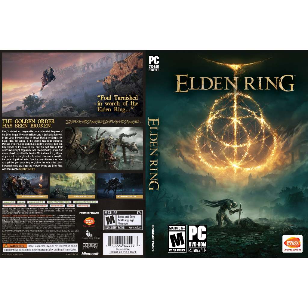 [ เกมส์คอม PC โน๊ตบุ๊ค  ดาวโหลด] Elden Ring