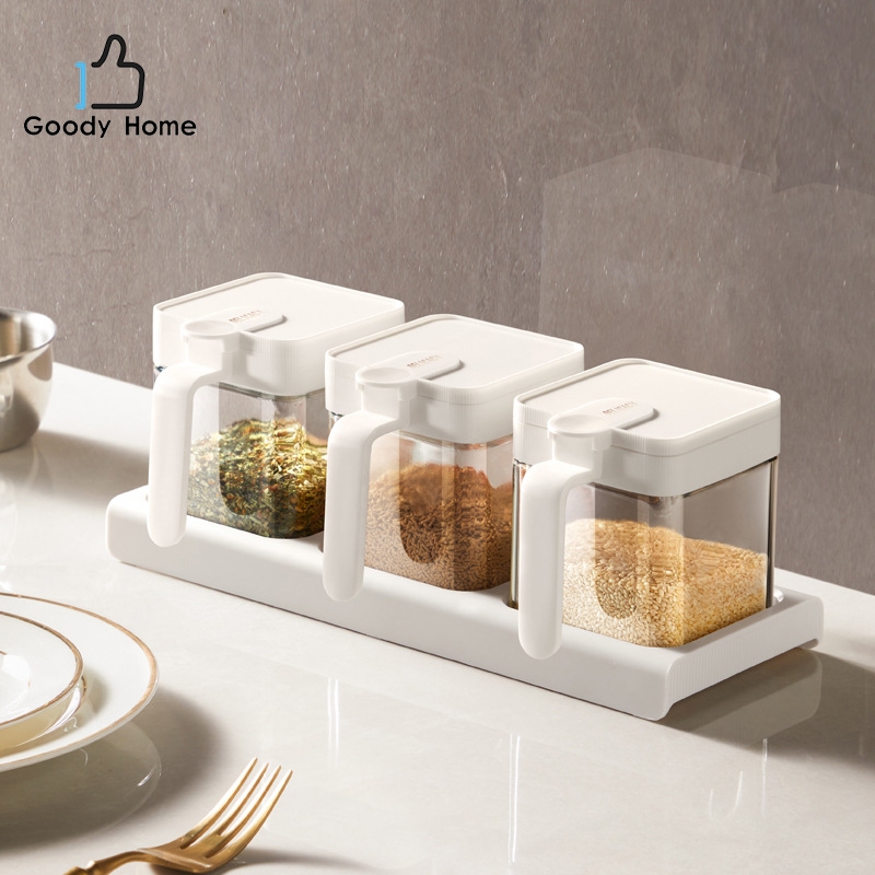 Goody Home อุปกรณ์ใส่เครื่องปรุงต่าง ๆ น้ำมัน ซอส น้ำตาล เกลือ เครื่องเทศ