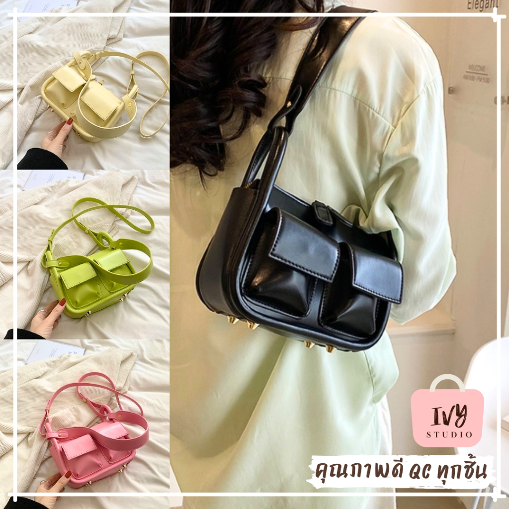 ivy กระเป๋าหนัง Maven (A428) กระเป๋าสะพายข้างสำหรับผู้หญิง
