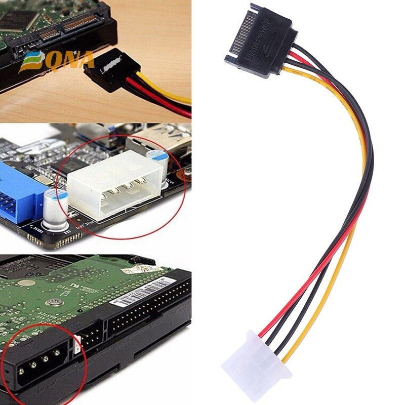 สายแปลง SATA TO MOLEX (Sata 15-Pin Female เป็น 4-Pin Ide MaleหรือMOLEX)