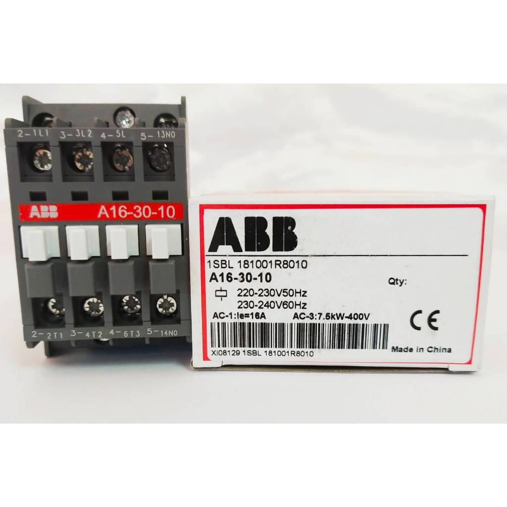 แมกเนติก ABB MAGNETIC CONTACTOR : A16-30-10 ,220V