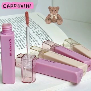 L400 Cappuvini ลิปสติก เนื้อแมตต์กํามะหยี่ เนื้อนุ่มละมุน เบลอปากสวย ให้ความชุ่มชื้น ติดทนนาน