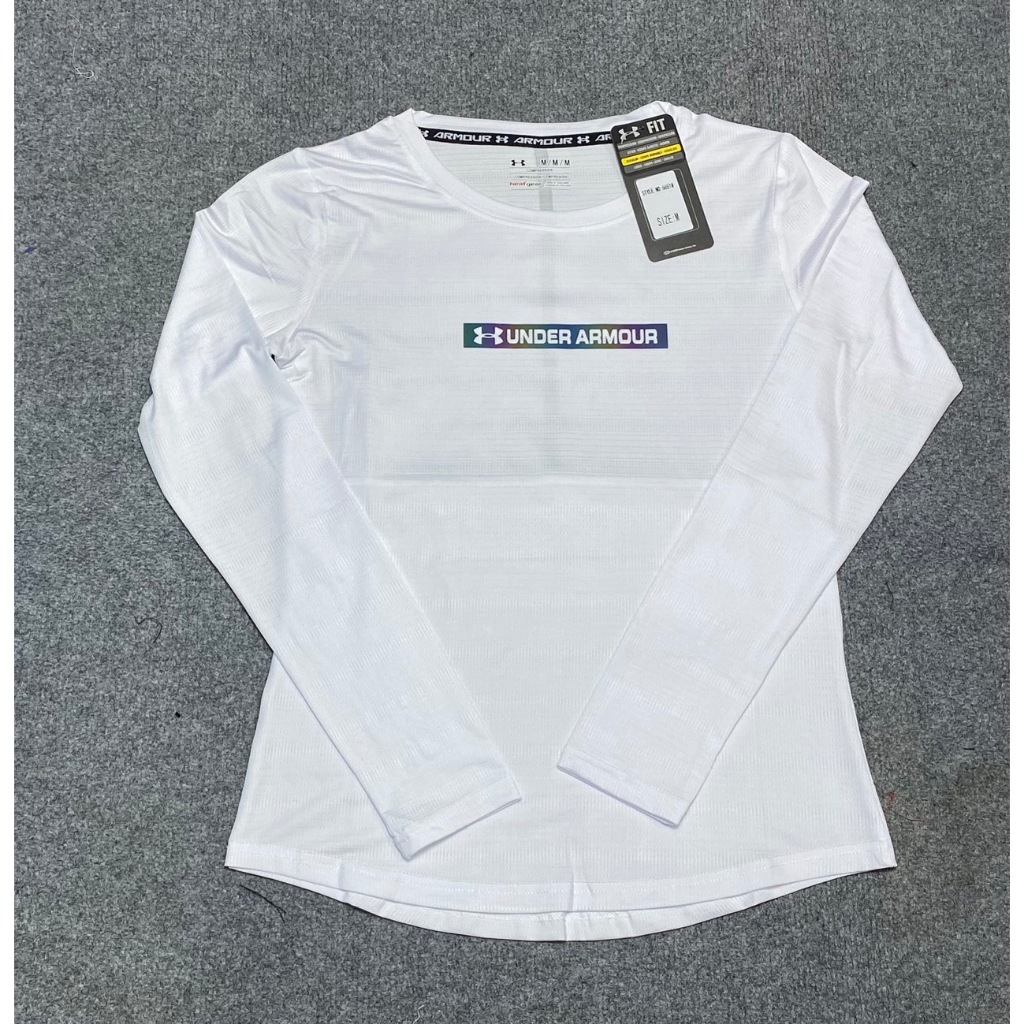 เสื้อกีฬาหญิงแขนยาว ผ้าเย็นไม่ร้อน