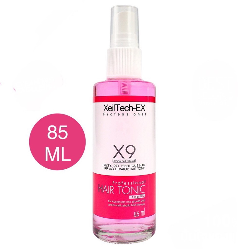 XEILTECH-EX X9 Amino Cell Rebuild Hai Tonic Hair Serum ขนาด 85 ml บำรุงผมยาว ลดการหลุดร่วง