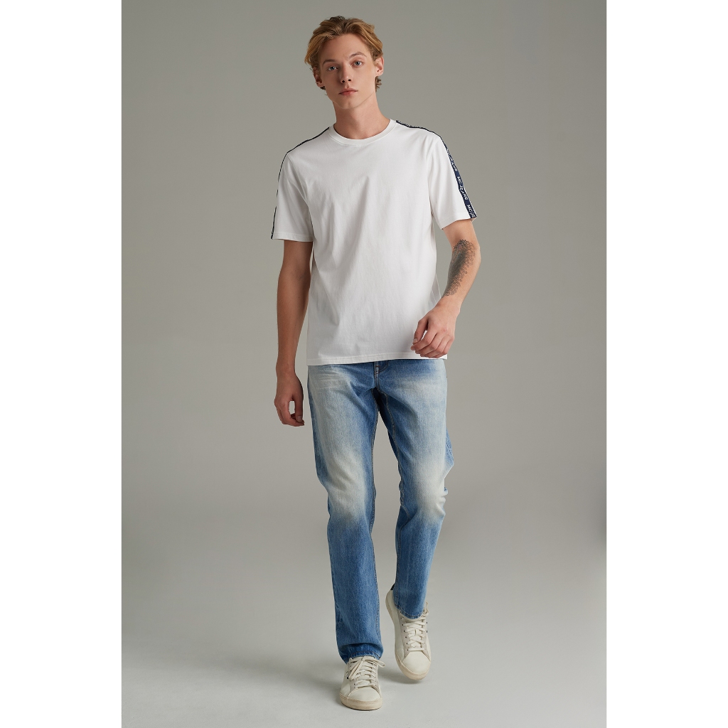 Mc jeans เสื้อยืดแขนสั้นผู้ชาย คอกลม MTSZB37