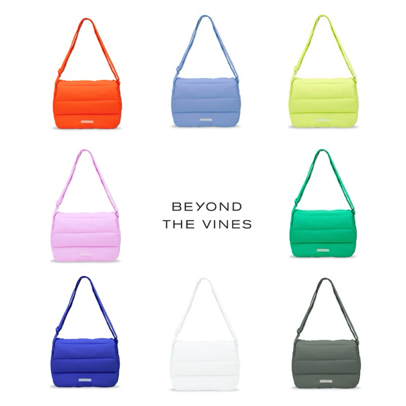 (พร้อมส่งสีชมพู) Beyond the vines Poofy bag 💗