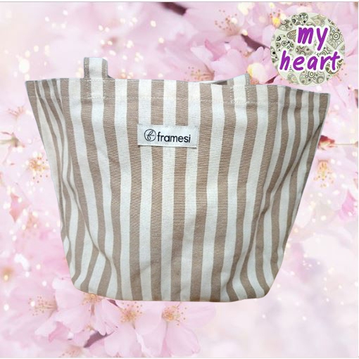 ถุงผ้า Framesi เนื้อผ้าดี ใส่ของได้เยอะ