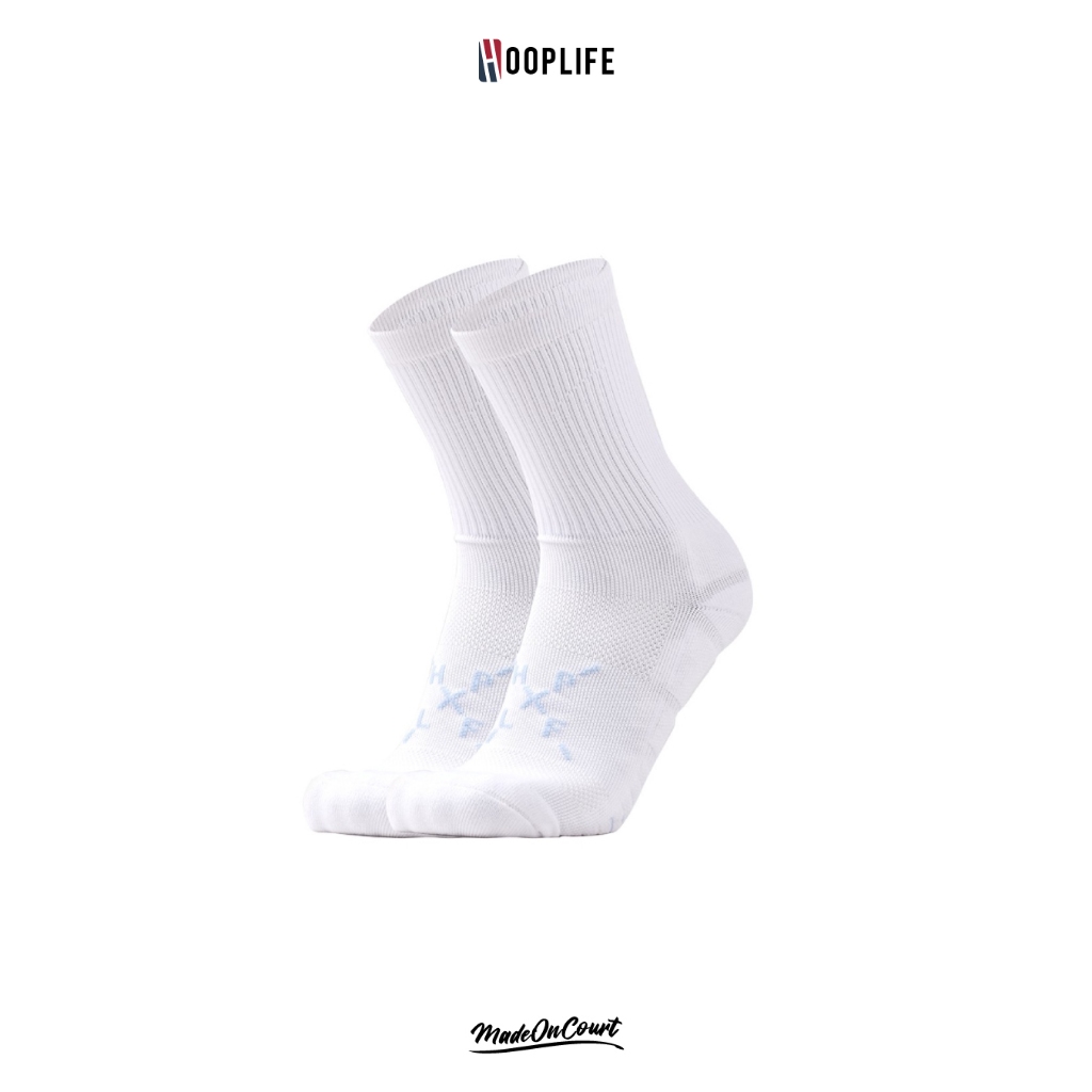 HOOPLIFE ELITE SOCKS PALE  ถุงเท้าบาสเก็ตบอล