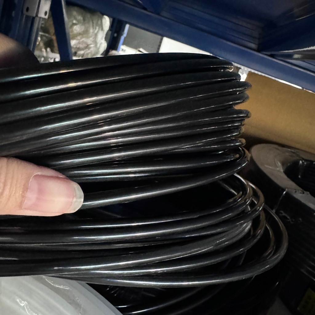 สายลม สีดำ สีขาวสายพ่นหมอก สายแรงดัน สายไนลอน PA ท่อลม แข็งทนไม่เปื่อยง่าย Nylon Tube Pipe ทนแดด ราคา/เมตร