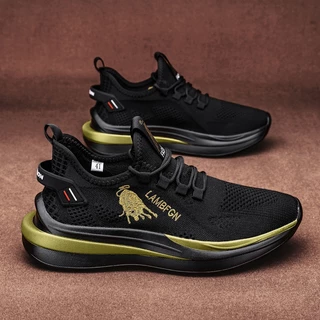 Yeeica สบายแต่งตัวง่ายใส่ได้ทุกโอกาส ห้ามพลาดกันน้าา พร้อมส่ง sneaker ดีไซน์ sport เท่ห์ๆ วั แต่งลายด้านข้าง มินิมอลมา